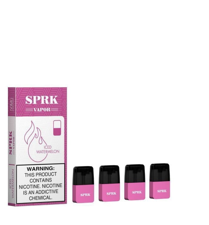 بودات سبارك المتوافقة مع جهاز مايلي الاصدار الرابع   MYLE SPRK VAPOR V4 بطيخ بارد Iced Watermelon