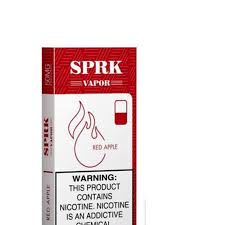 بودات سبارك المتوافقة مع جهاز مايلي الاصدار الرابع   MYLE SPRK VAPOR V4تفاح احمر Red APPL