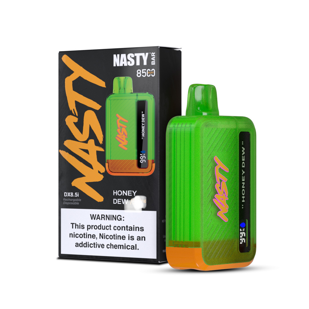 سحبة ناستي 8500 هوني ديو Nasty Bar 8500 puffs Honey Dew 20MG
