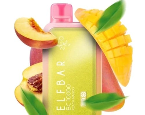 سحبة الف بار ١٠٠٠٠ موش مانجو بطيخ ELF BAR 10000 PEACH MANGO 50MG