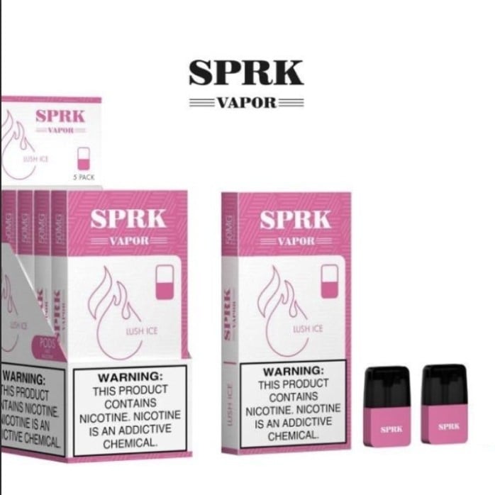 بودات سبارك المتوافقة مع جهاز مايلي الاصدار الرابع   MYLE SPRK VAPOR V4 لاش ايس Lush ICE