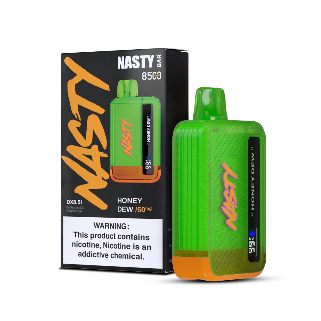 سحبة ناستي 8500 هوني ديو Nasty Bar 8500 puffs Honey Dew 50MG