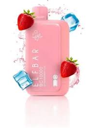 سحبة الف بار ١٠٠٠٠ فراولة ايس ELF BAR 10000 STRAWBERRY ICE 50MG