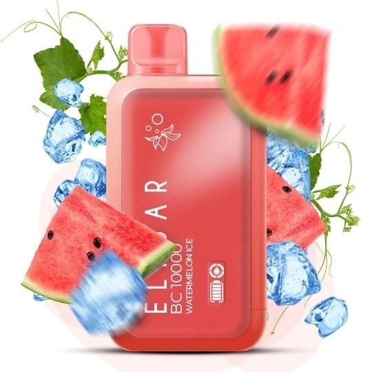 سحبة الف بار ١٠٠٠٠ موشه بطيخ بارد  ELF BAR WATERMELON ICE 10000 50MG