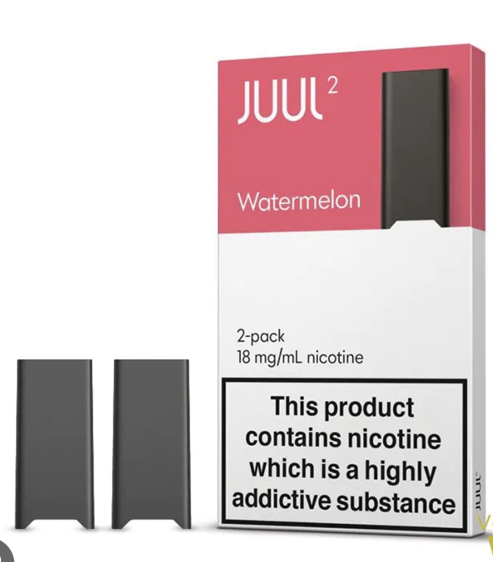بودات جول الاصدار الثاني بطيخ .  JUUL2 PODS WATERMELON
